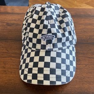 Vans “Off the Wall” checkered baseball hat